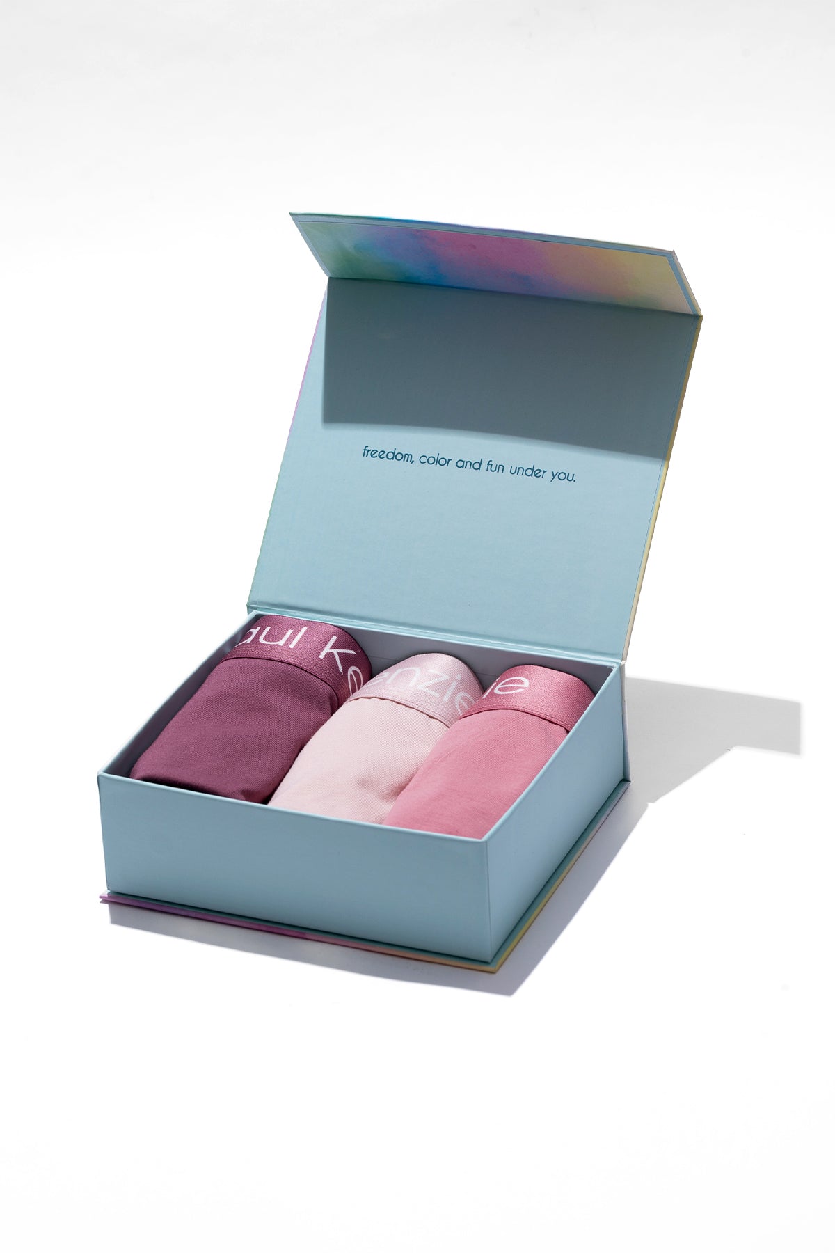 3'lü Erkek Boxer - Rainbow 6