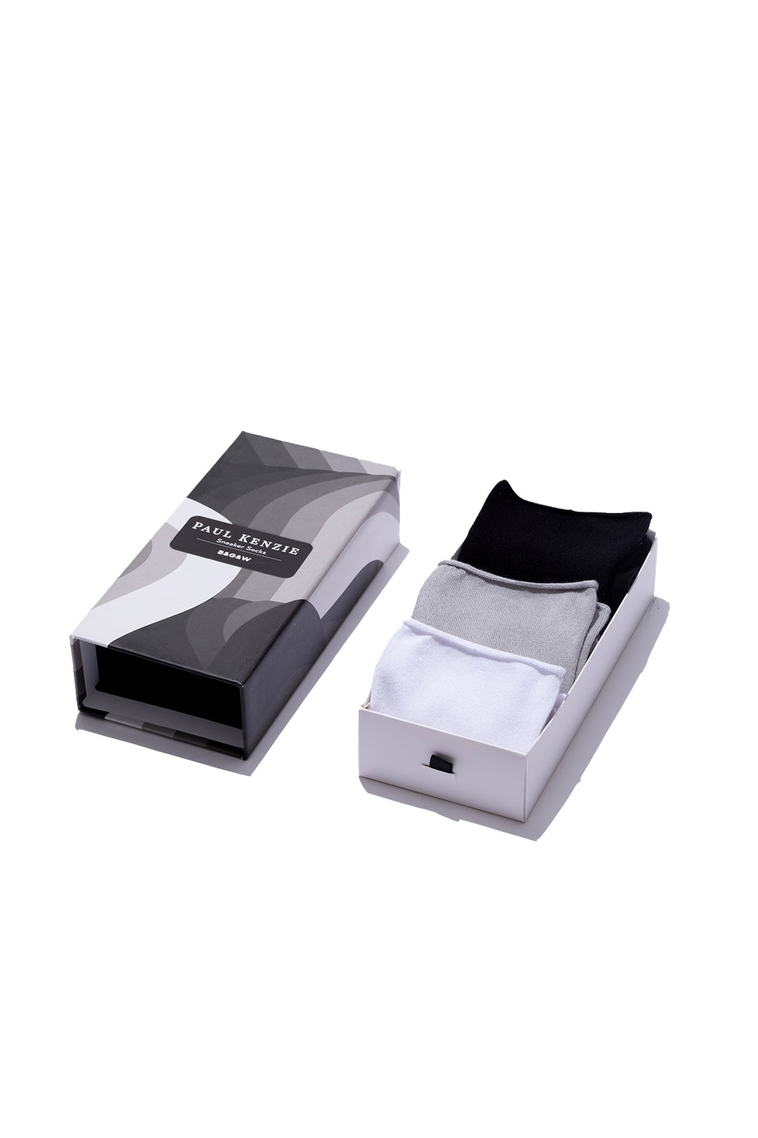 3'lü Lastiksiz Soket Çorap - B&G&W