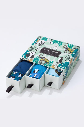 Comfort Flex 3'lü Erkek Boxer -Animal
