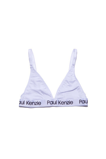 Beyaz Triangle Spor Bralet - Marine