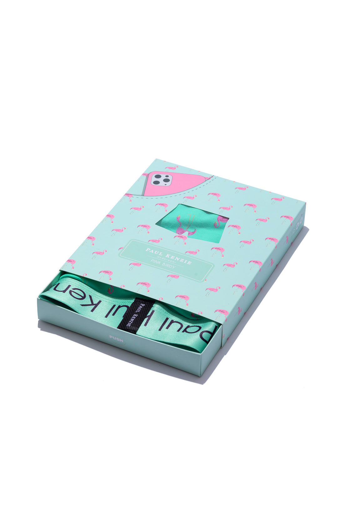 Cepli Erkek Boxer - Pink Birdy - Pockets