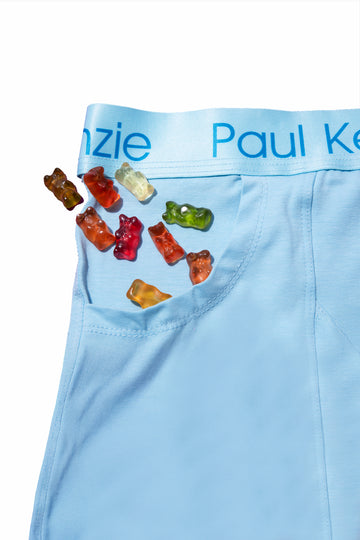Cepli Erkek Boxer - Rainbow 4 Açık Mavi - Pockets