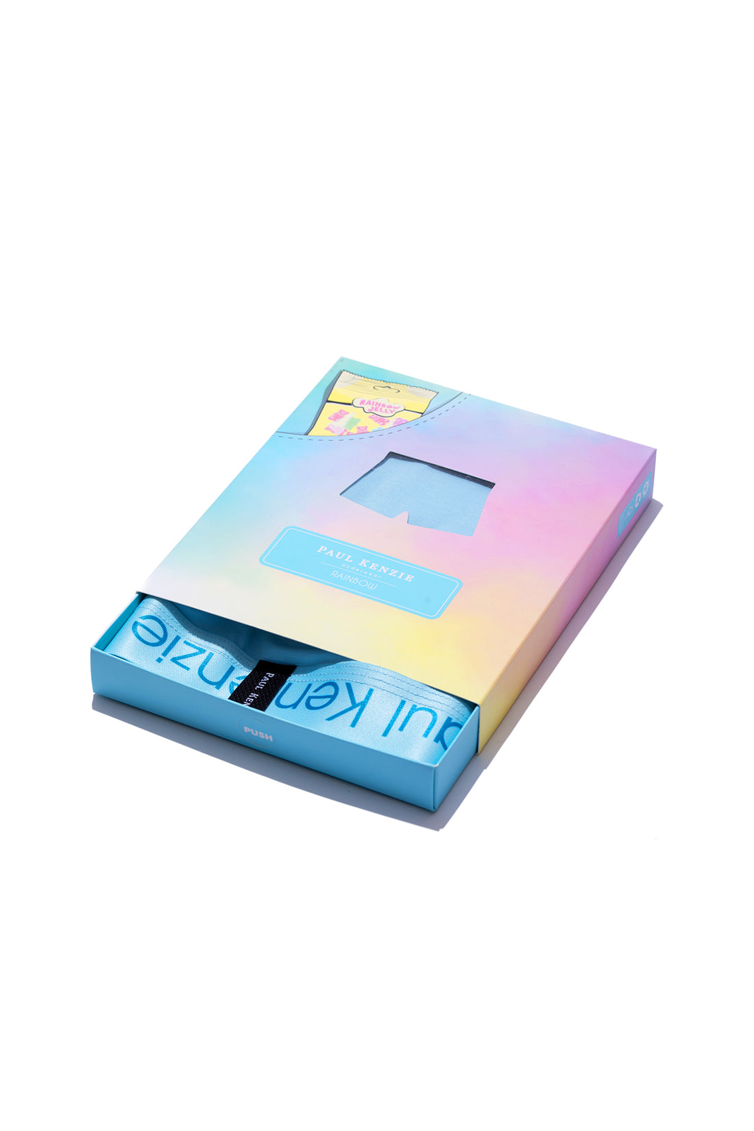 Cepli Erkek Boxer - Rainbow 4 Açık Mavi - Pockets