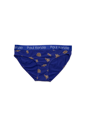 Desenli Kadın Slip Külot - Rakun