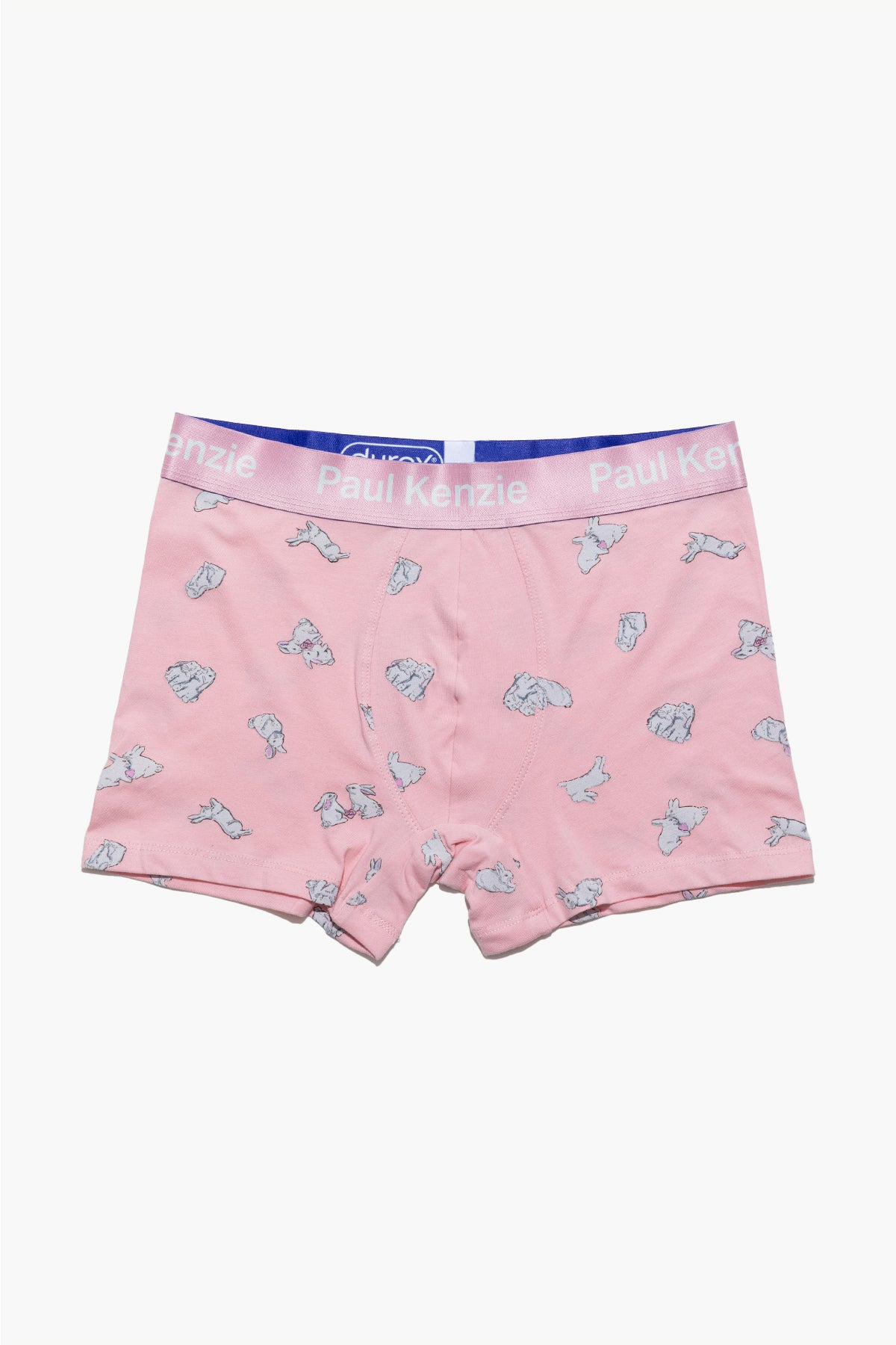 Paul Kenzie x Durex - Desenli Erkek Boxer - White Rabbit
