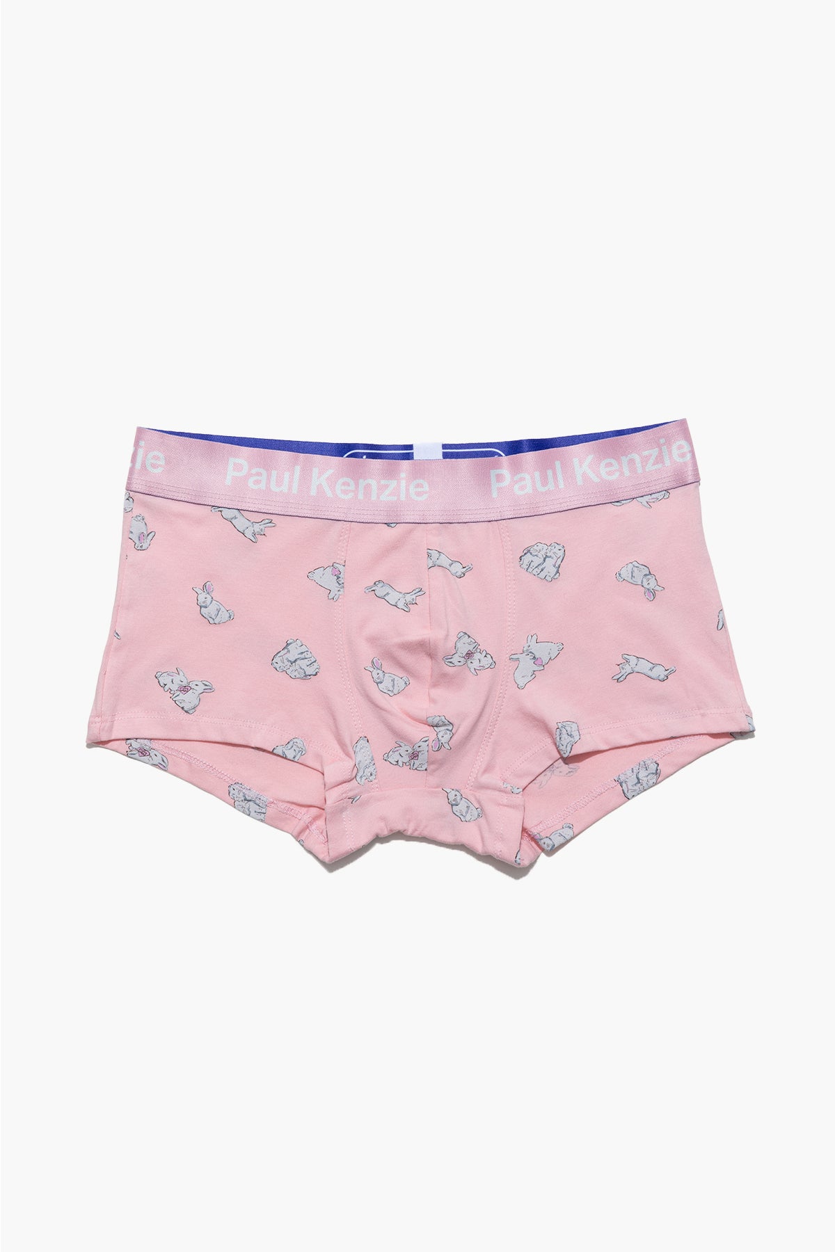 Paul Kenzie x Durex - Desenli Erkek Trunk Boxer - White Rabbit