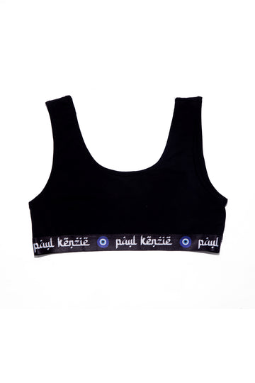 Siyah Spor Bralet - Nazar