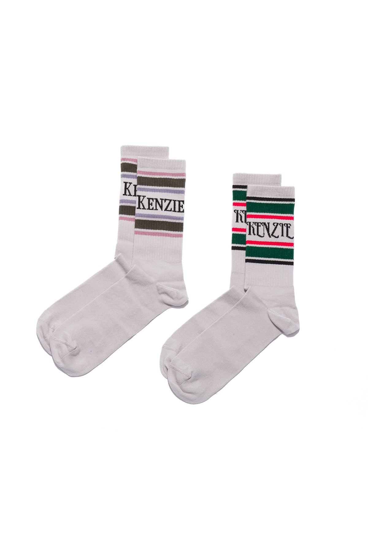 Unisex 2'li Nakış Logolu Çorap- Remote