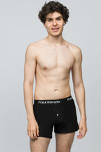 2'li Erkek Boxer Şort - Button Fly Blackish