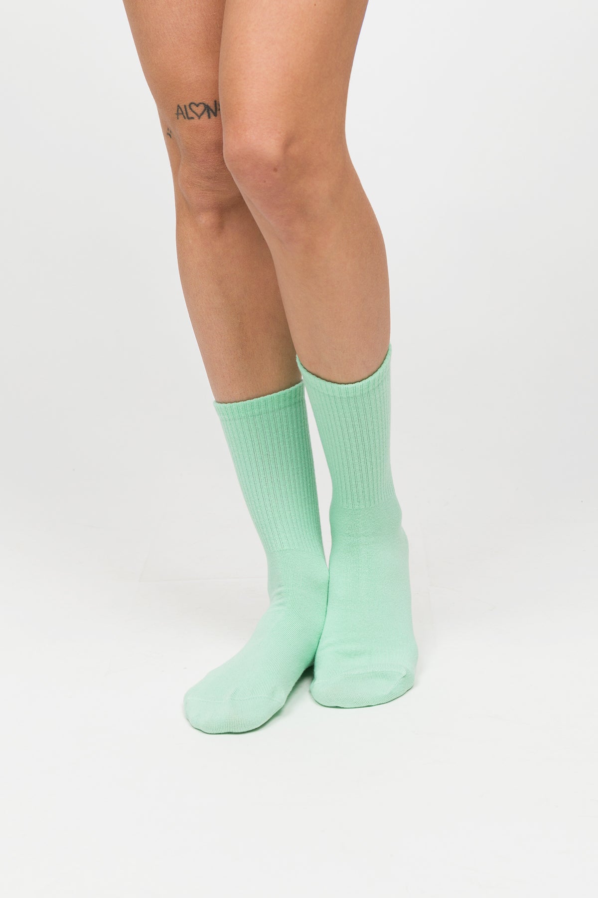 Unisex Çorap 2'li Nakış Logolu - Forest