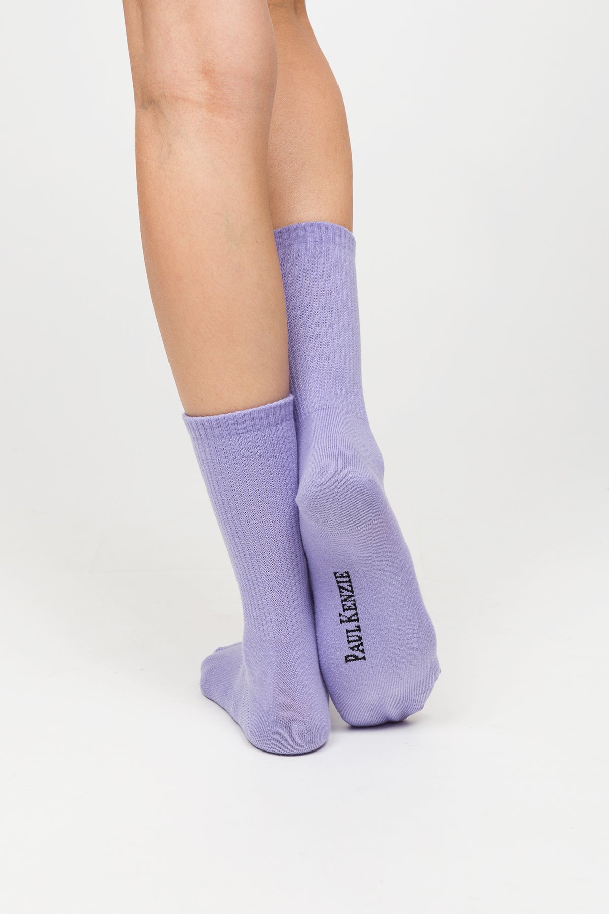 2'li Nakış Logolu Unisex Çorap - Eco Characters - Purple Sky