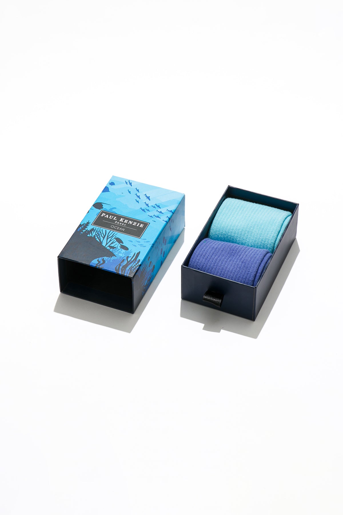 Unisex Çorap 2'li Nakış Logolu - Ocean