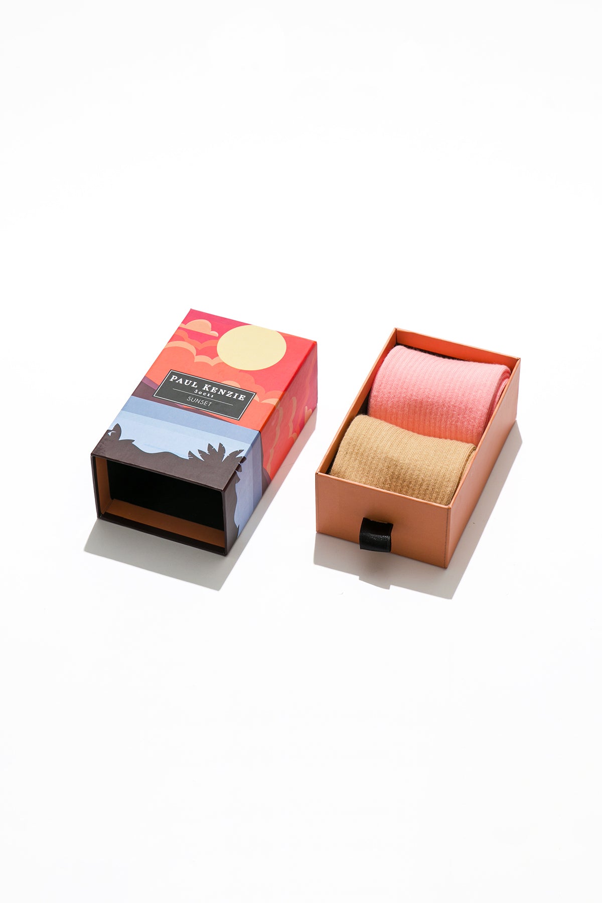 Unisex Çorap 2'li Nakış Logolu - Sunset