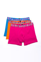 Erkek 3'lü Boxer - Floral