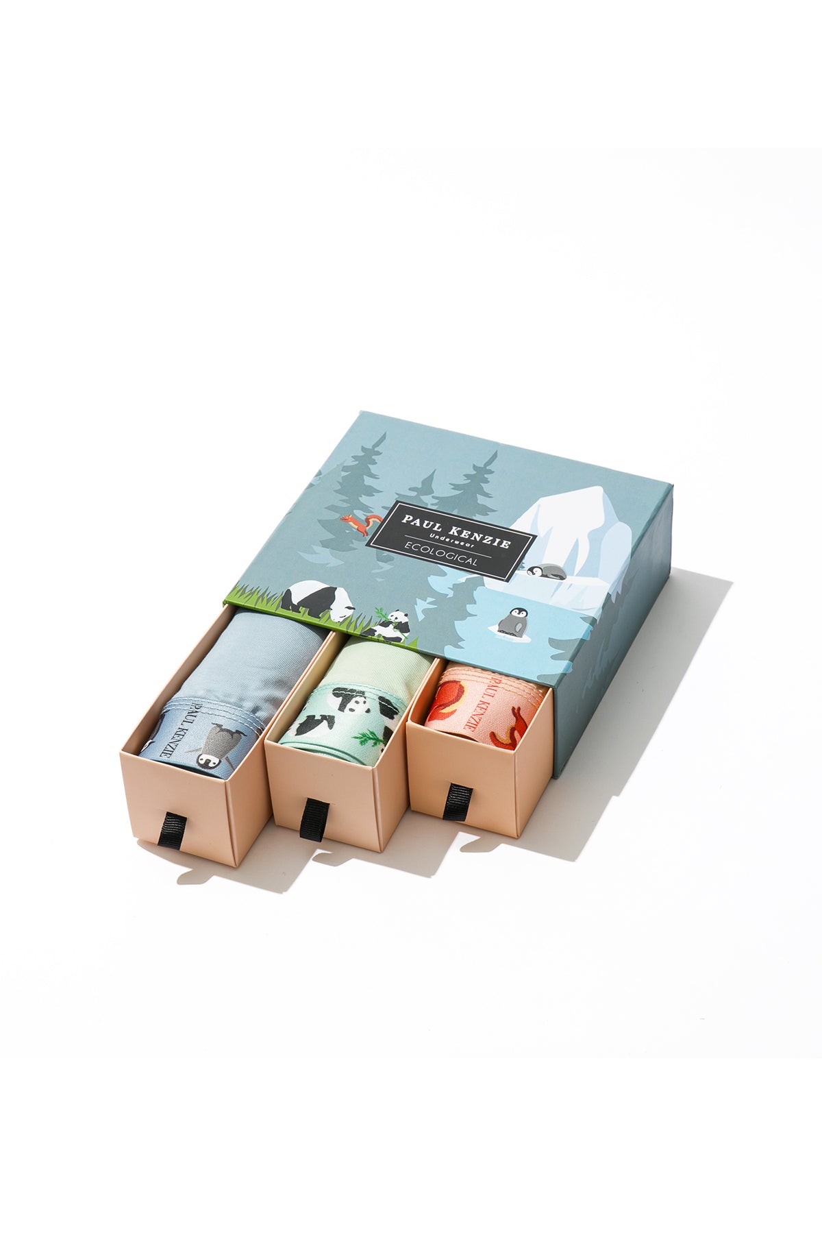 Erkek 3'lü Boxer - Eco Characters - Ecological