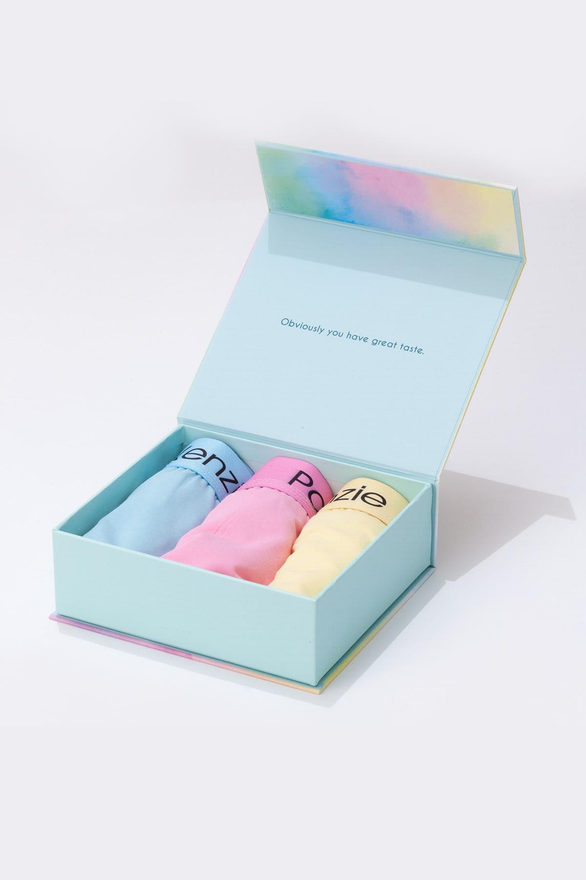 3'lü Erkek Boxer - Rainbow 2