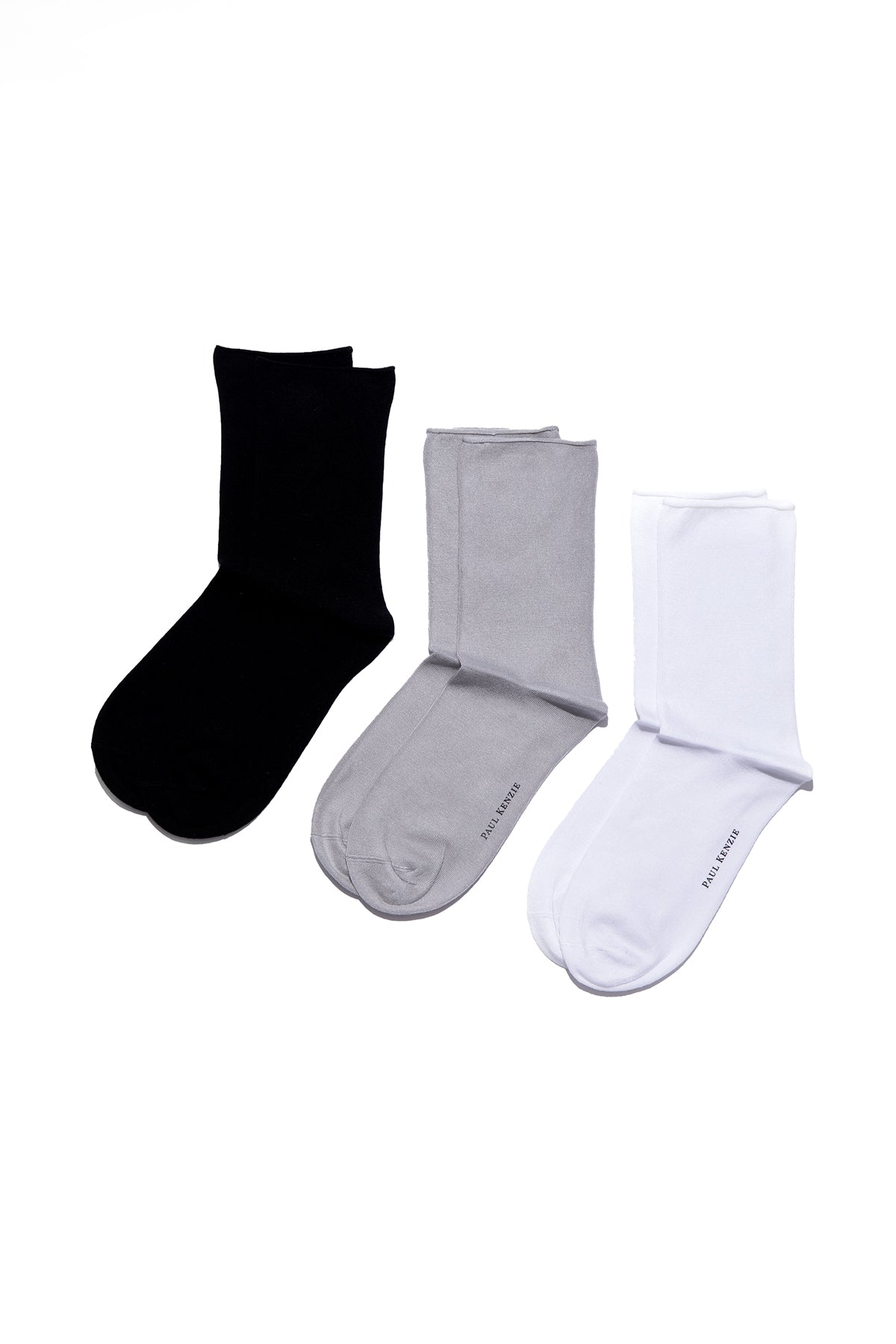 Unisex 3'lü Çorap Seti - B&G&W