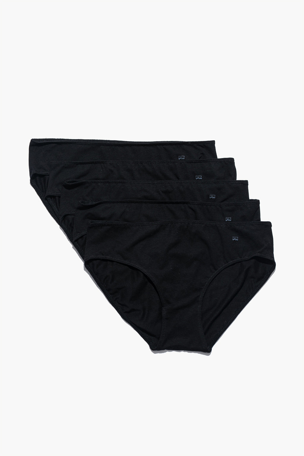 Kadın 5'li Slip Külot Seti - All Black