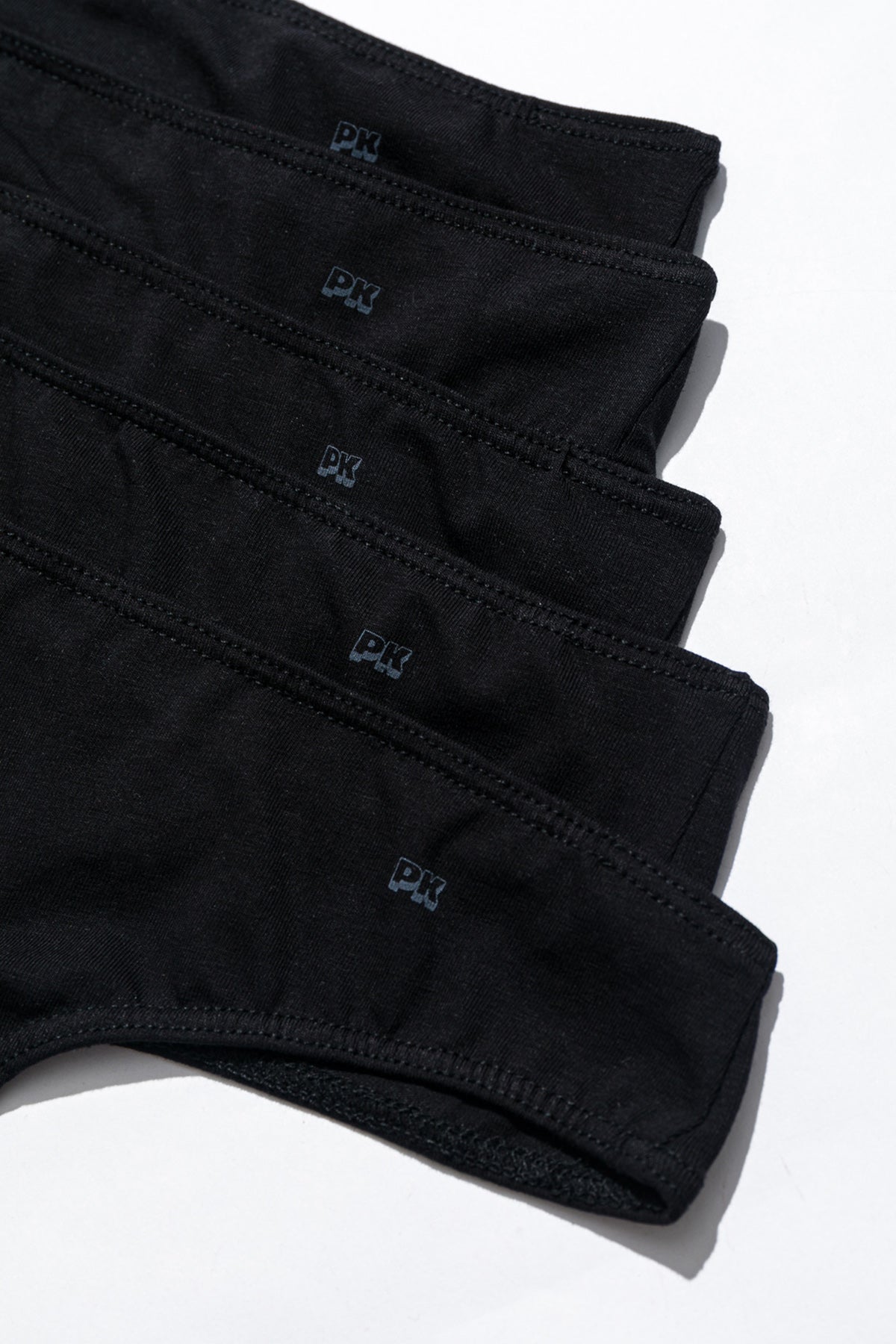 5'li Kadın String Külot - All Black