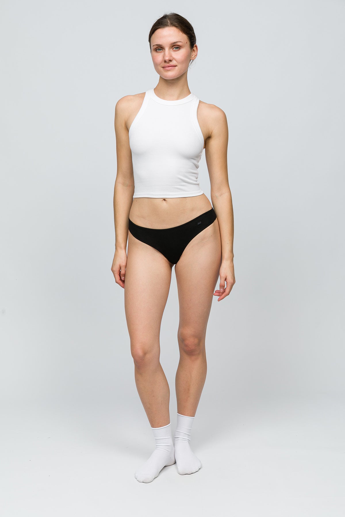 5'li Kadın String Külot - All Black