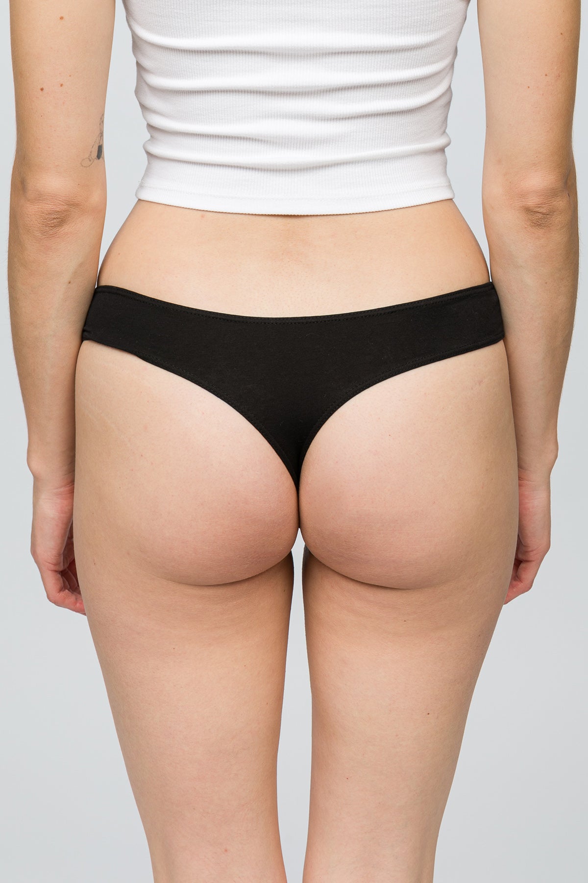 5'li Kadın String Külot - All Black