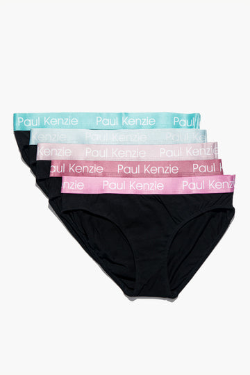 5'li Kadın Slip Külot- All Color