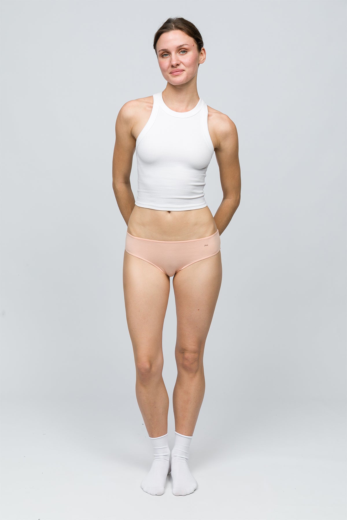 Kadın 5'li Slip Külot Seti - Nude