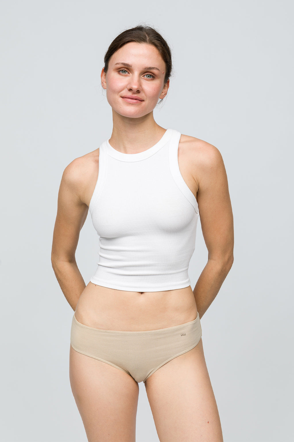 Kadın 5'li Slip Külot Seti - Nude