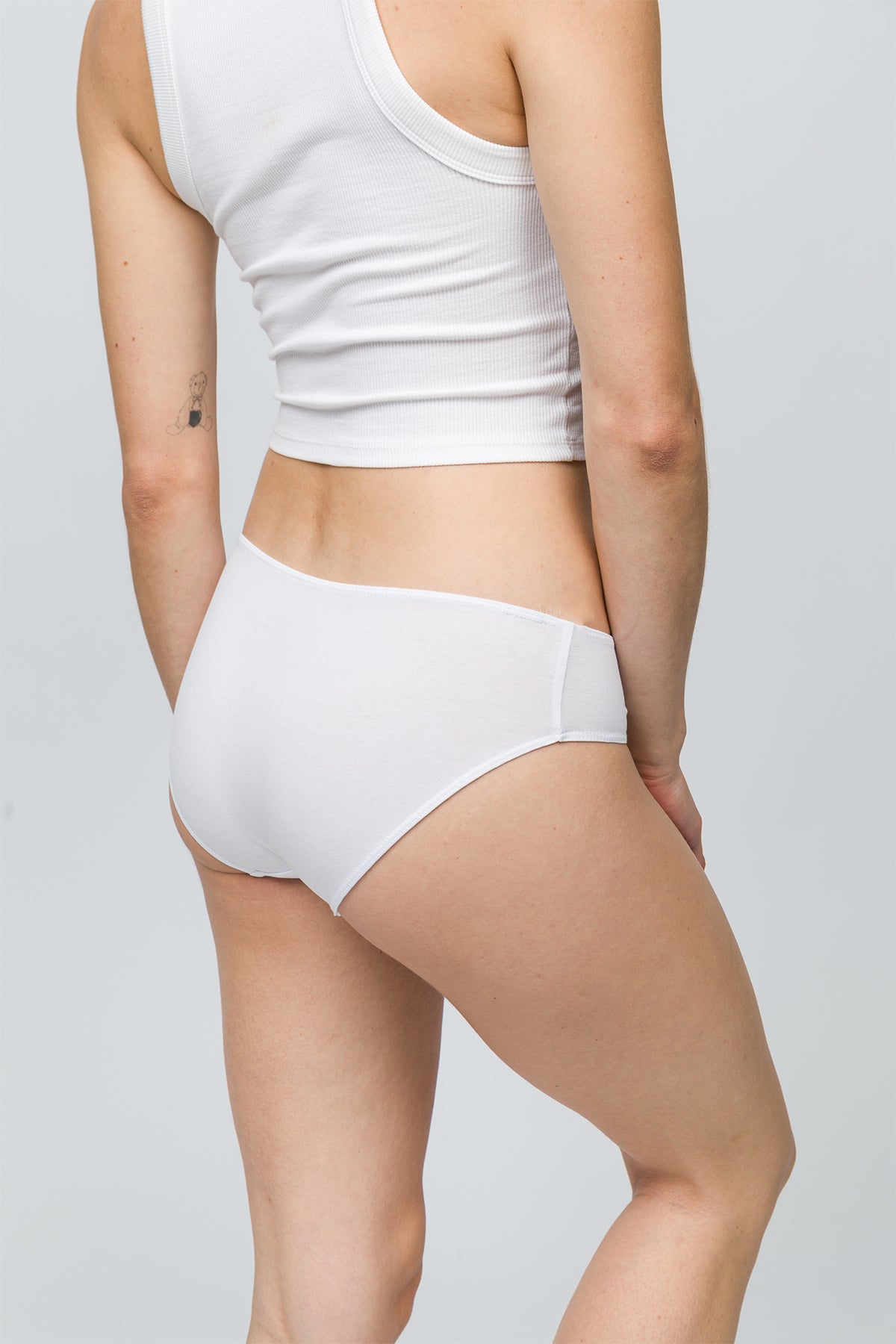 5'li Kadın Slip Külot - Nude