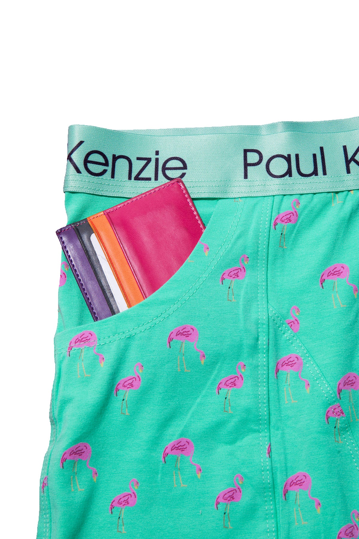 Cepli Erkek Boxer - Pink Birdy - Pockets