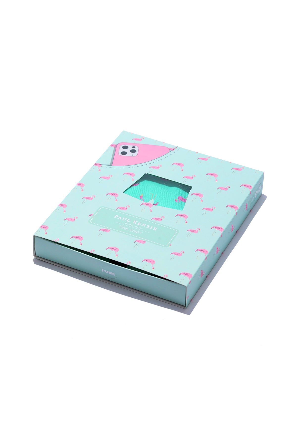 Cepli Erkek Boxer - Pink Birdy - Pockets