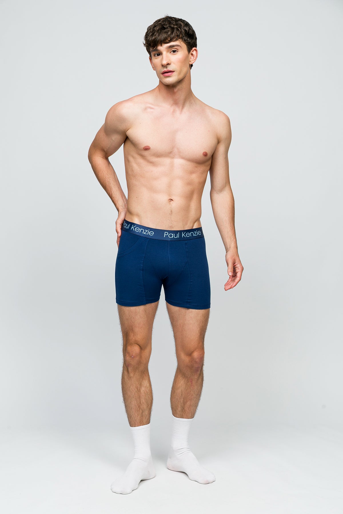 Cepli Erkek Boxer - Rainbow 4 Lacivert - Pockets