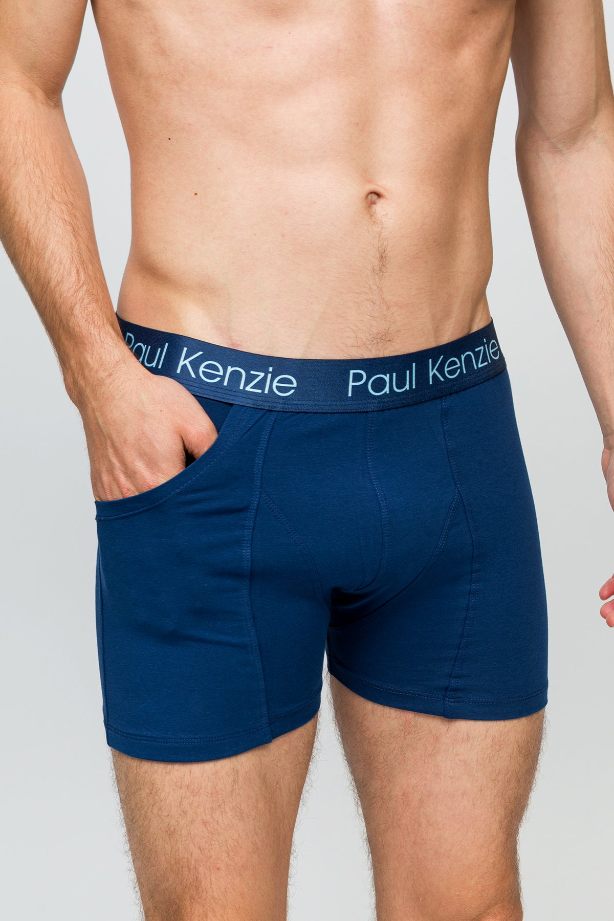 Cepli Erkek Boxer - Rainbow 4 Lacivert - Pockets