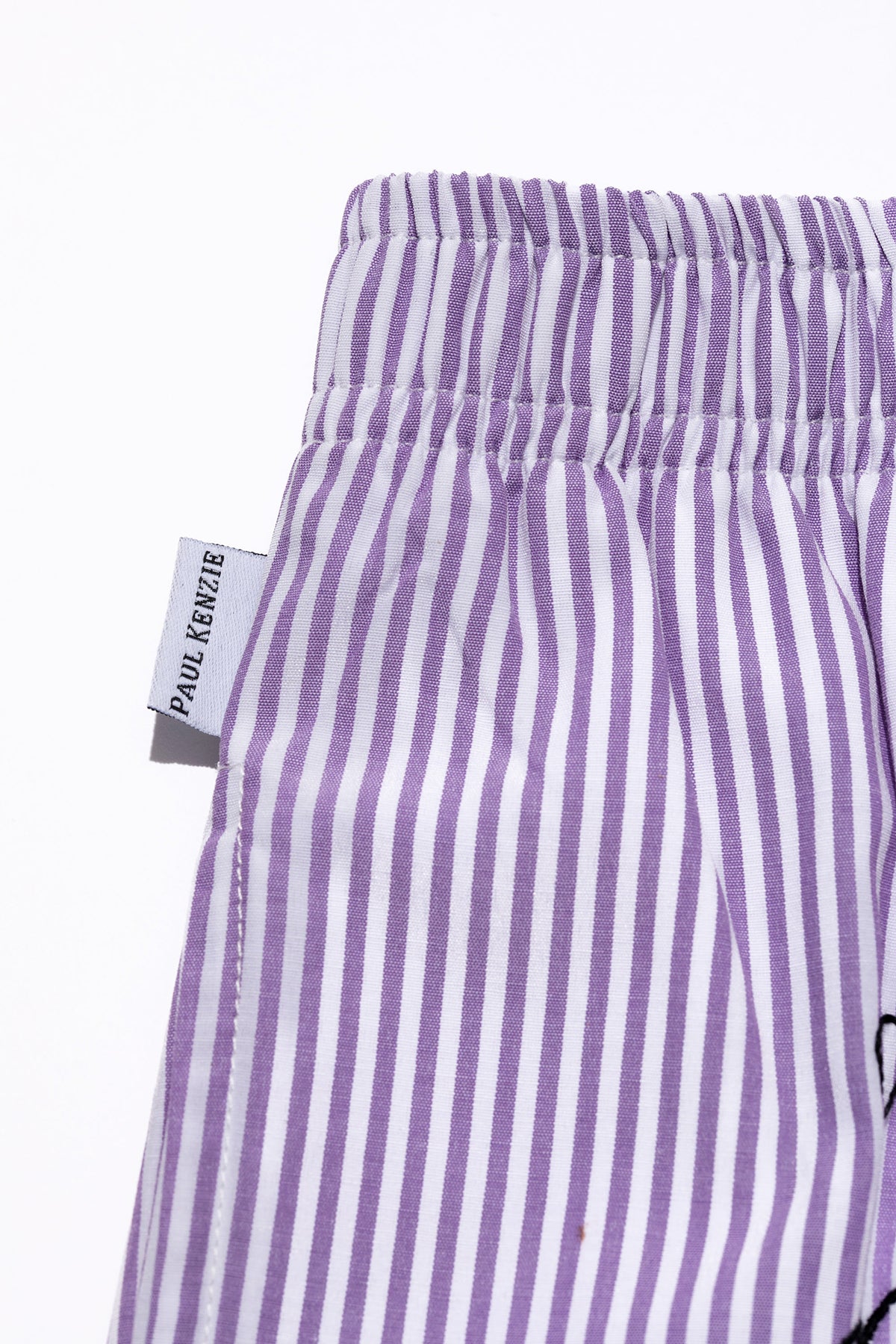 Chill Space Collection - Nakışlı Erkek Ev Şort - Lilac