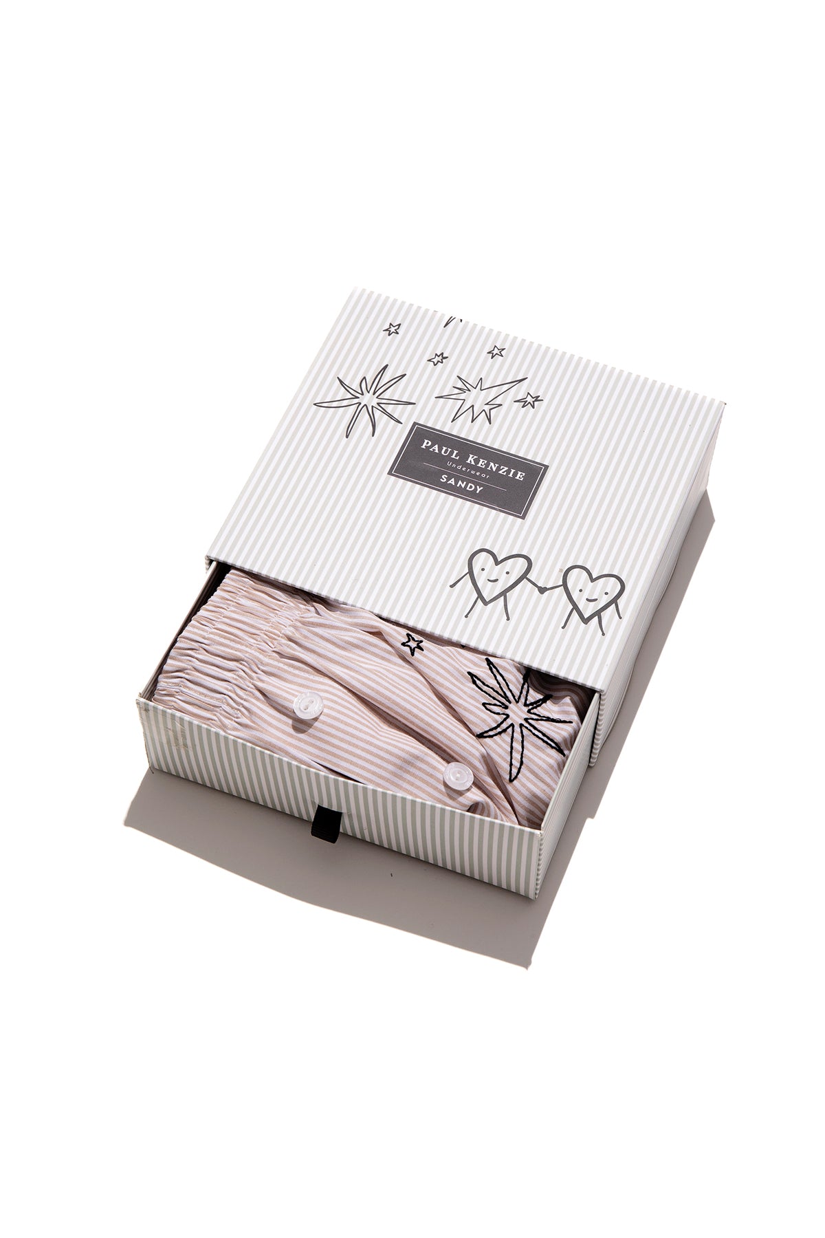 Chill Space Collection - Nakışlı Kadın Ev Şort - Sandy