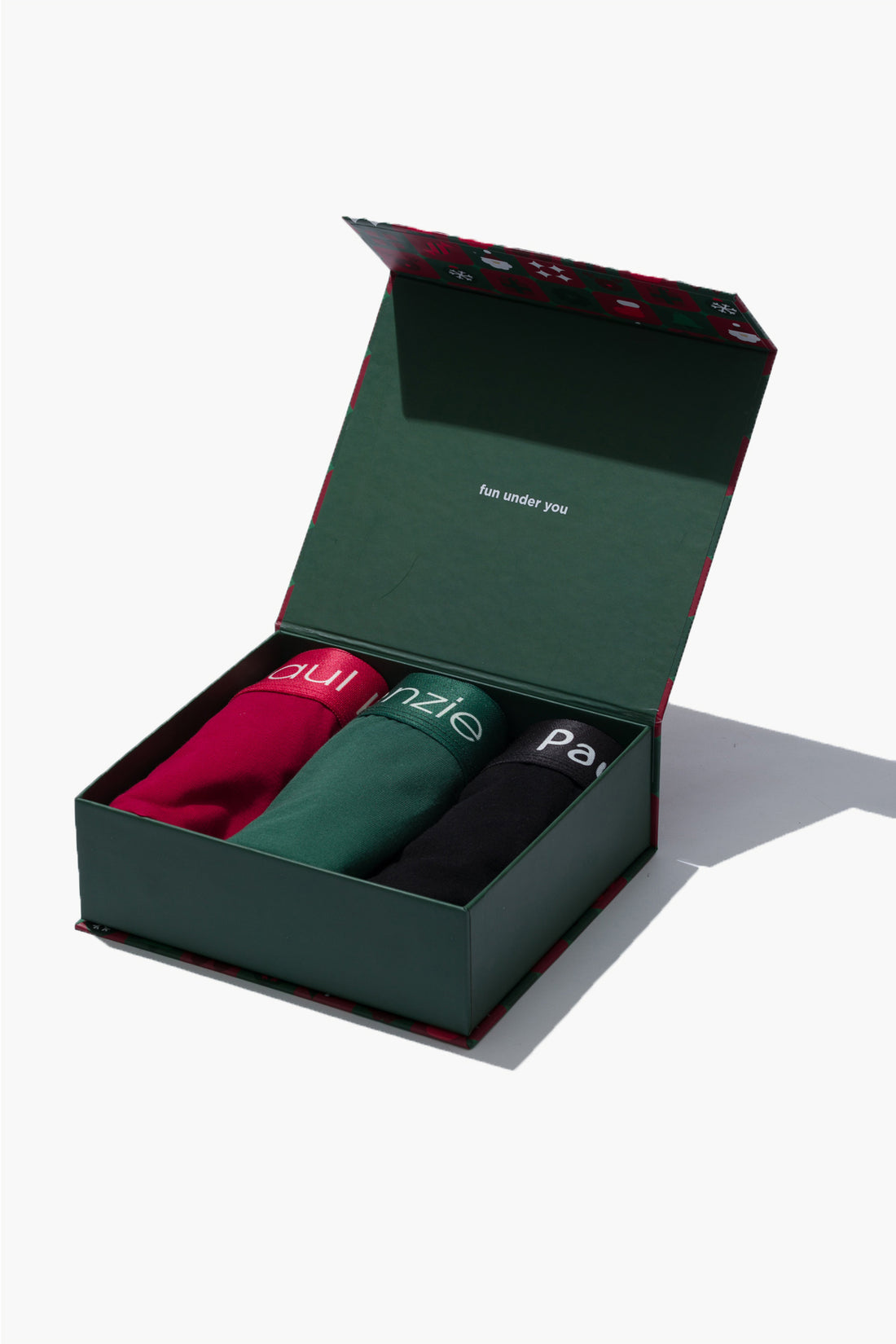 Christmas Collection - 3'lü Erkek Boxer - Holly