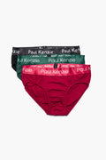 Christmas Collection - Erkek 3'lü Slip Boxer - Holly