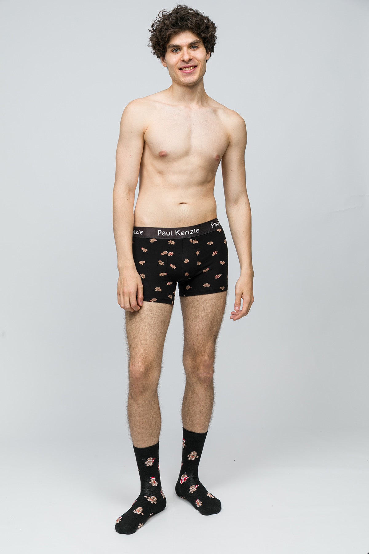 Christmas Collection - Erkek Boxer - Ginger Bells