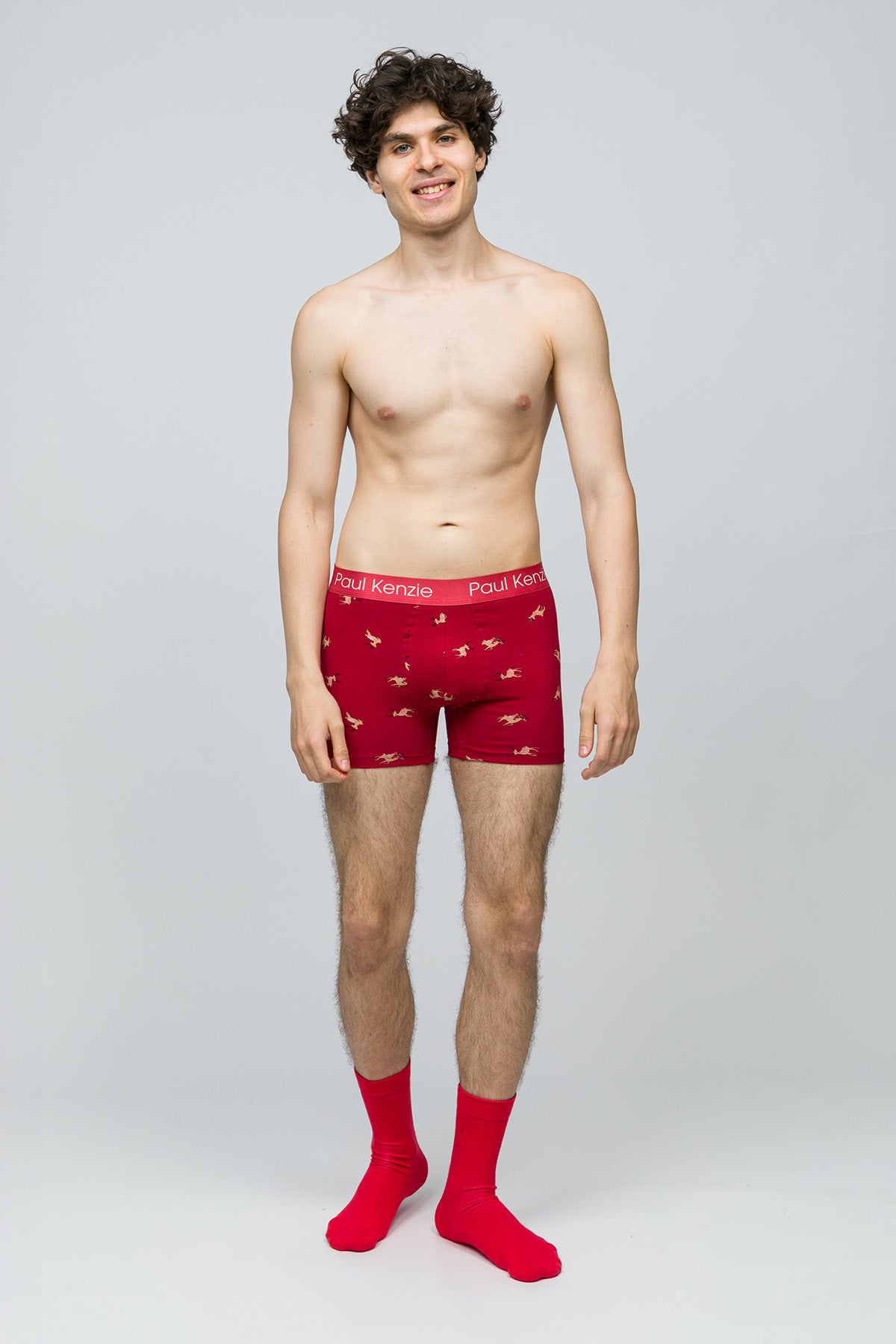 Christmas Collection - Erkek Boxer - Reindeer Kisses