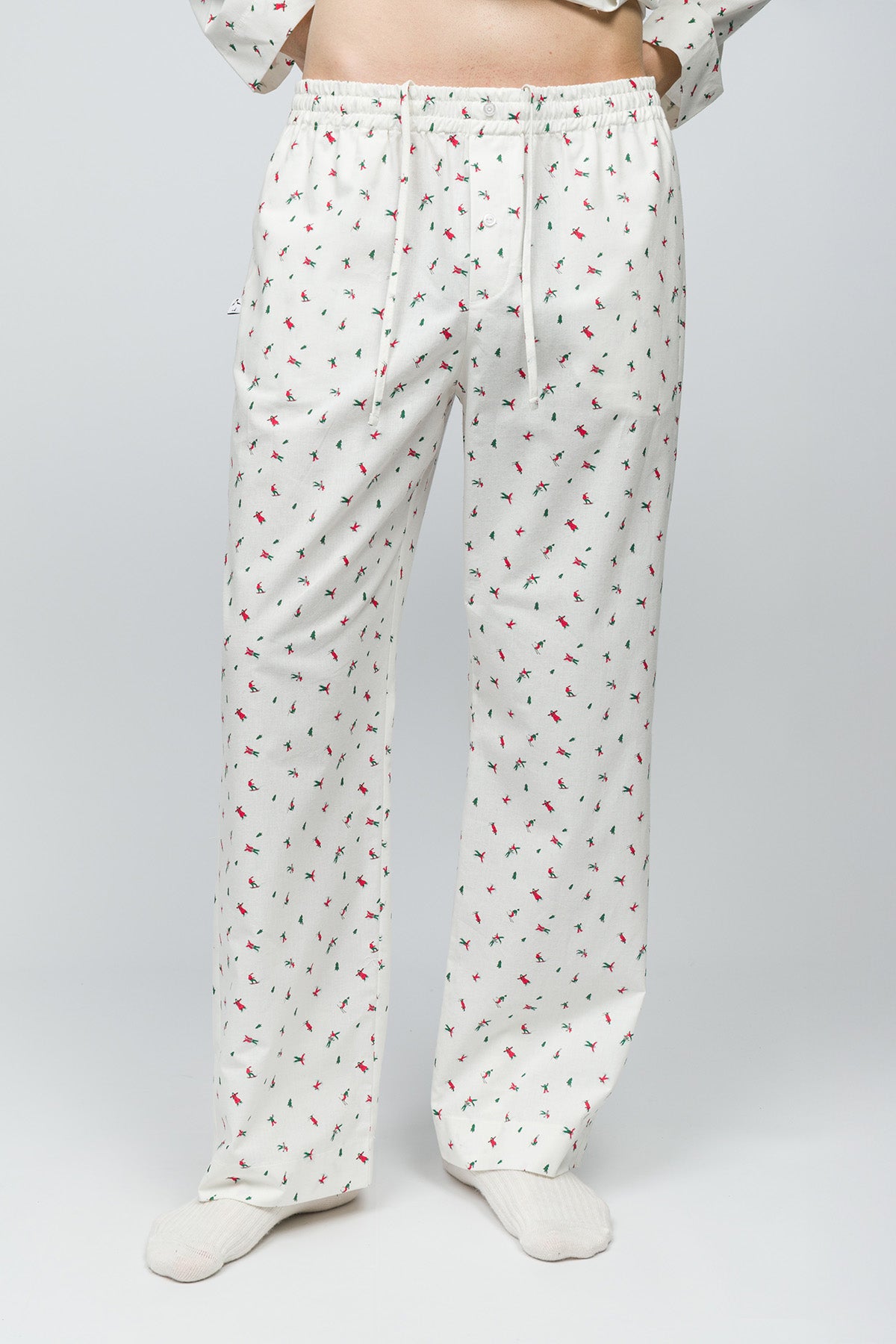 Christmas Collection - Erkek Pamuklu Pijama Altı - Holiday