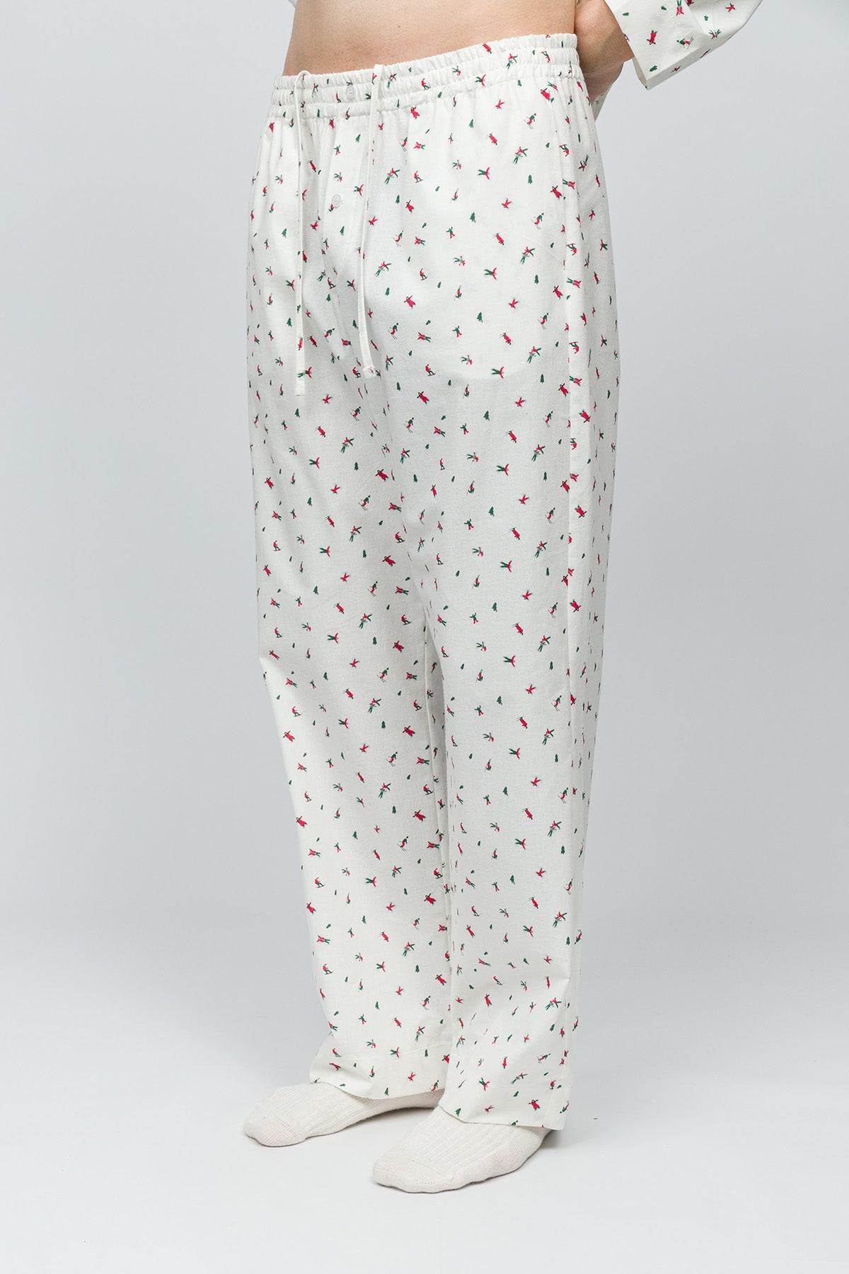 Christmas Collection - Erkek Pamuklu Pijama Altı - Holiday
