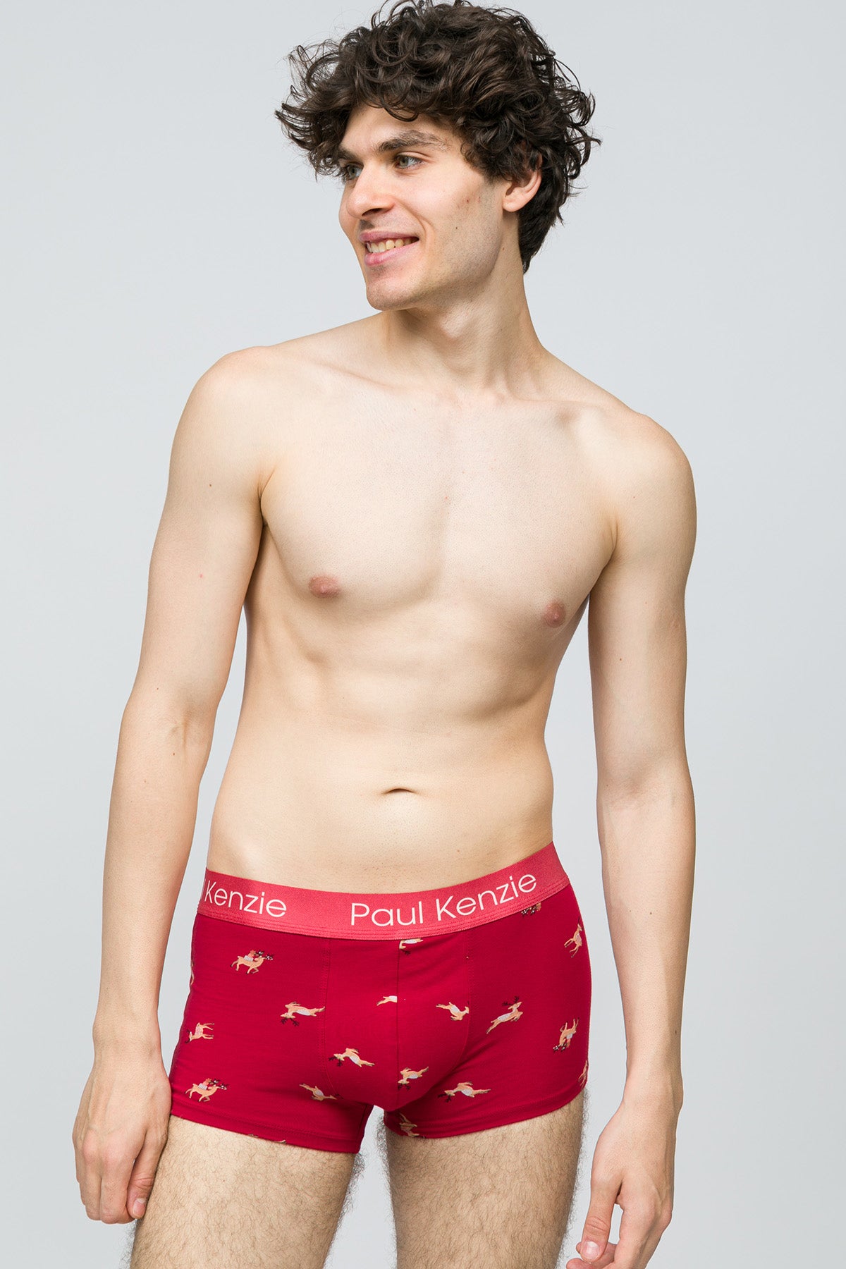 Christmas Collection - Erkek Trunk Boxer - Reindeer Kisses – Paul
