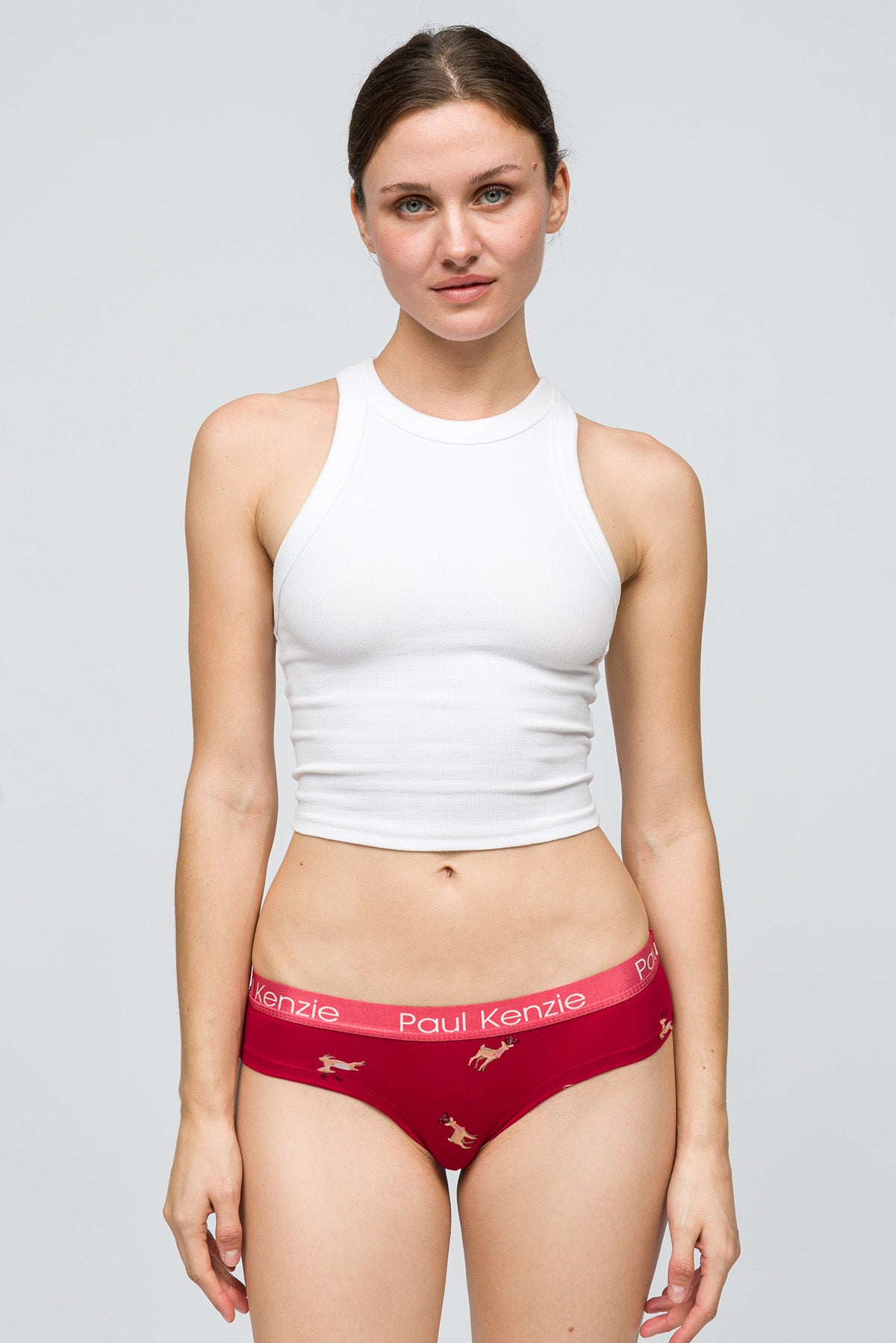 Christmas Collection - Kadın Cheeky Külot - Reindeer Kisses