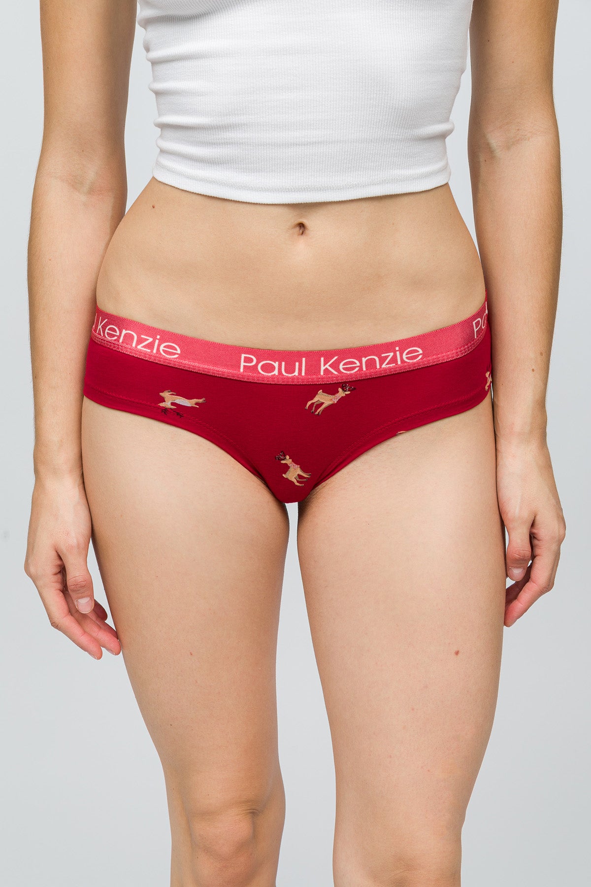 Christmas Collection - Kadın Cheeky Külot - Reindeer Kisses