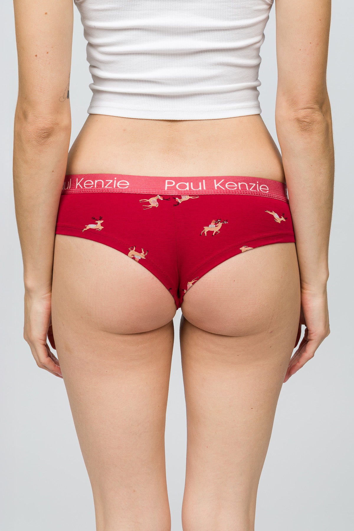 Christmas Collection - Kadın Cheeky Külot - Reindeer Kisses