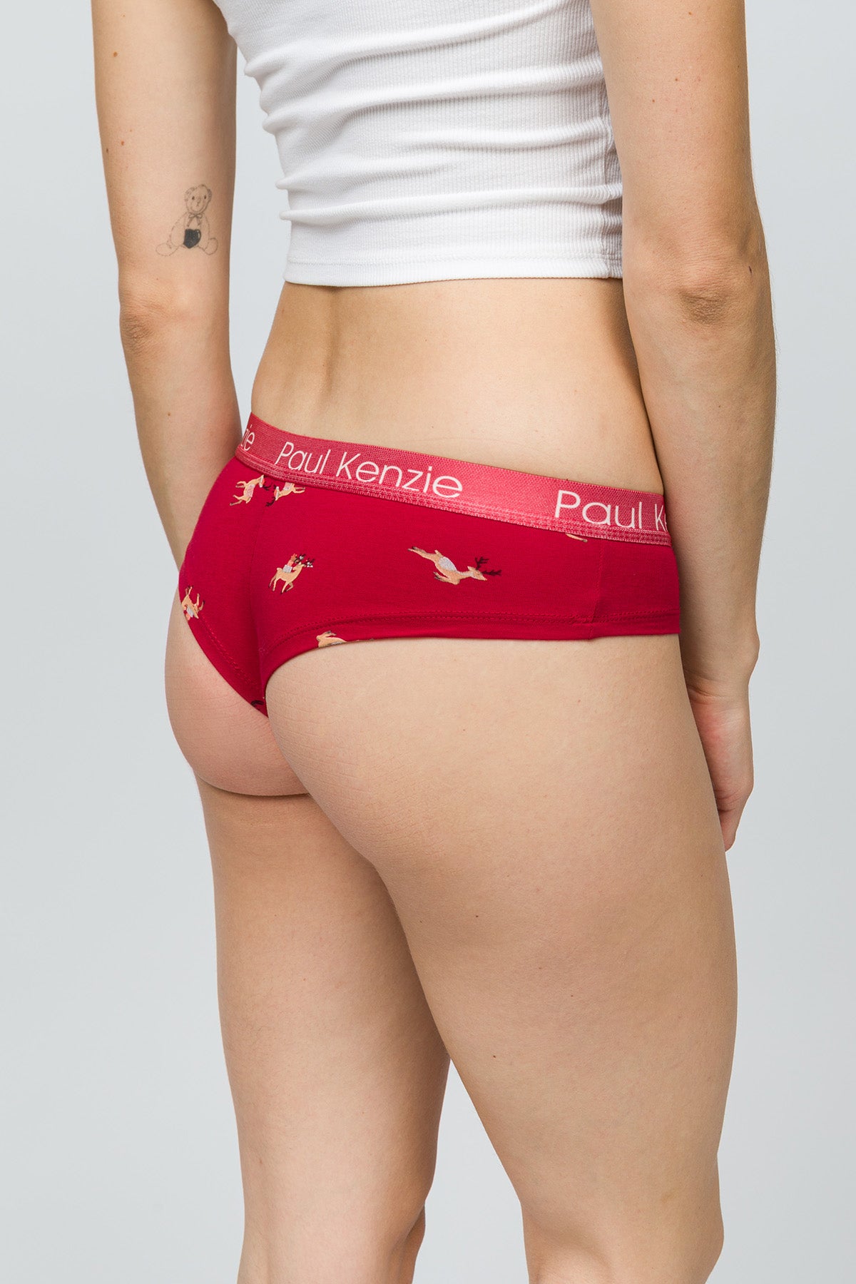 Christmas Collection - Kadın Cheeky Külot - Reindeer Kisses