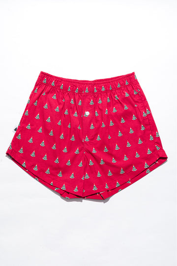 Christmas Collection - Kadın Ev Şort - Pine