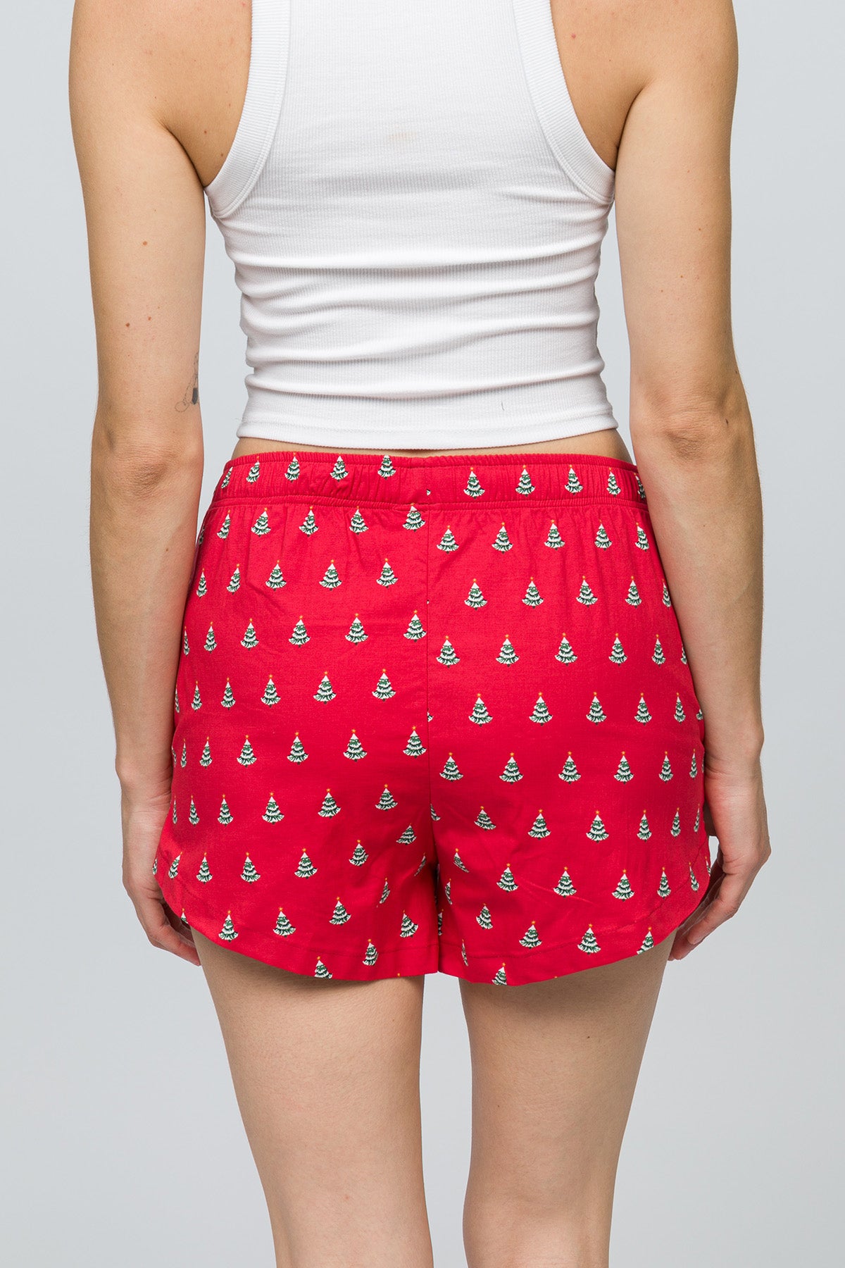 Christmas Collection - Kadın Ev Şort - Pine