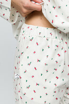 Christmas Collection - Kadın Pamuklu Pijama Altı - Holiday