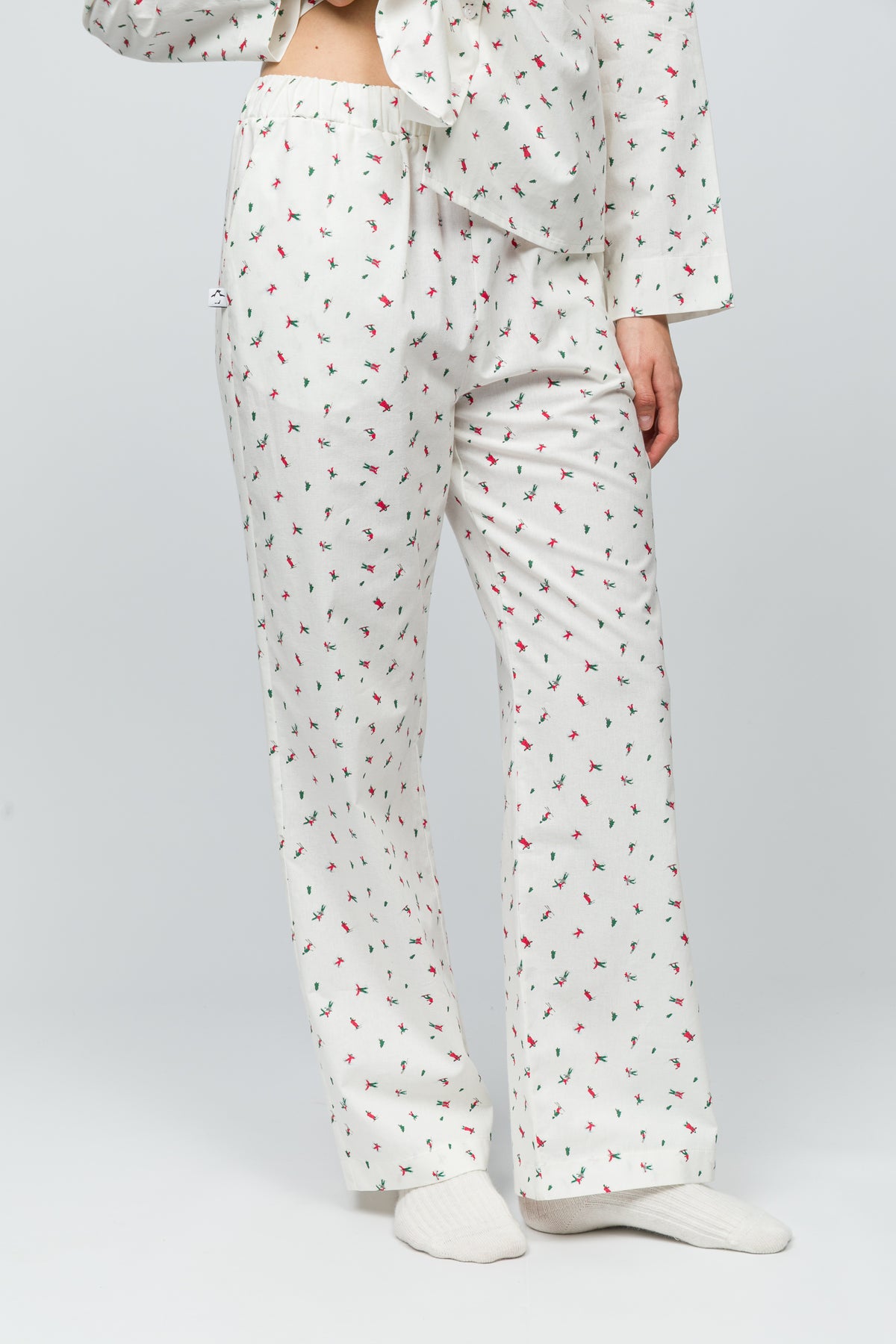 Christmas Collection - Kadın Pamuklu Pijama Altı - Holiday